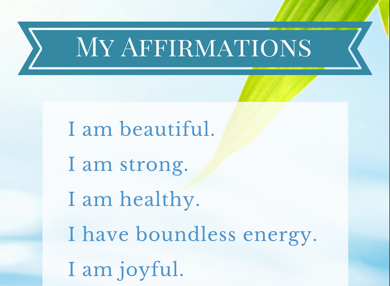 Affirm yourself to health